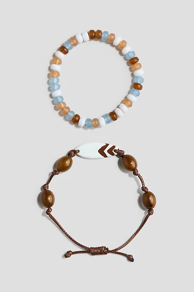 2-Pack Beaded Bracelets