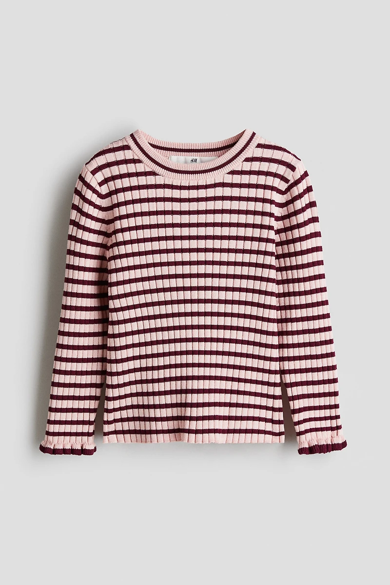 Rib-knit Sweater