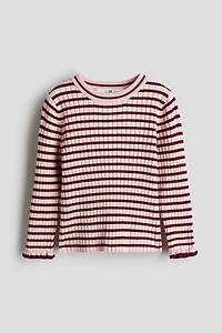 Rib-knit Sweater