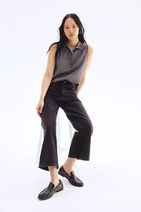 High Rise Wide-cut Jeans