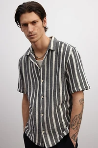Regular-Fit Textured Resort Shirt