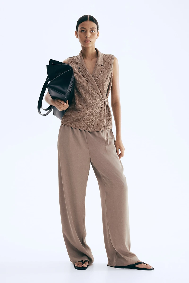 Textured Jersey Vest