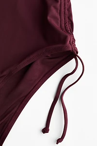 Padded-Cup High-Leg Swimsuit