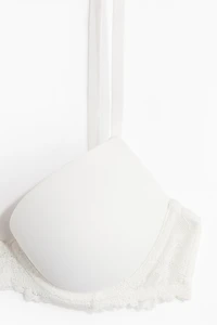 Soutien-gorge pigeonnant en microfibre
