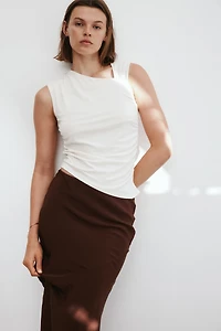 Satin Slip Skirt