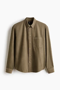 Regular-Fit Corduroy Shirt