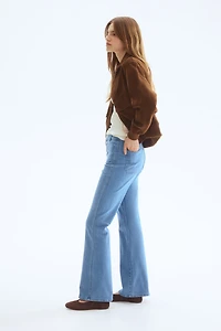 Flared Leg High Waist Jeans