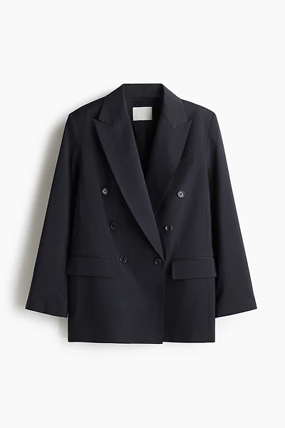 Veston grande taille en sergé