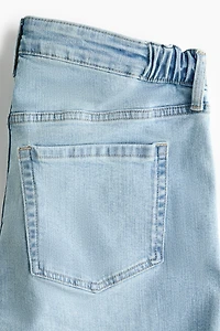 MAMA Wide Low Waist Ankle Jeans