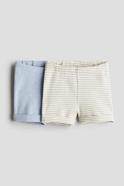 Lot de 2 shorts en jersey coton