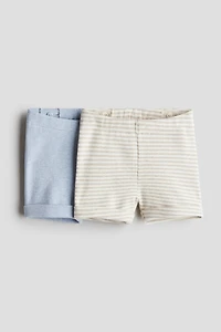 Lot de 2 shorts en jersey coton
