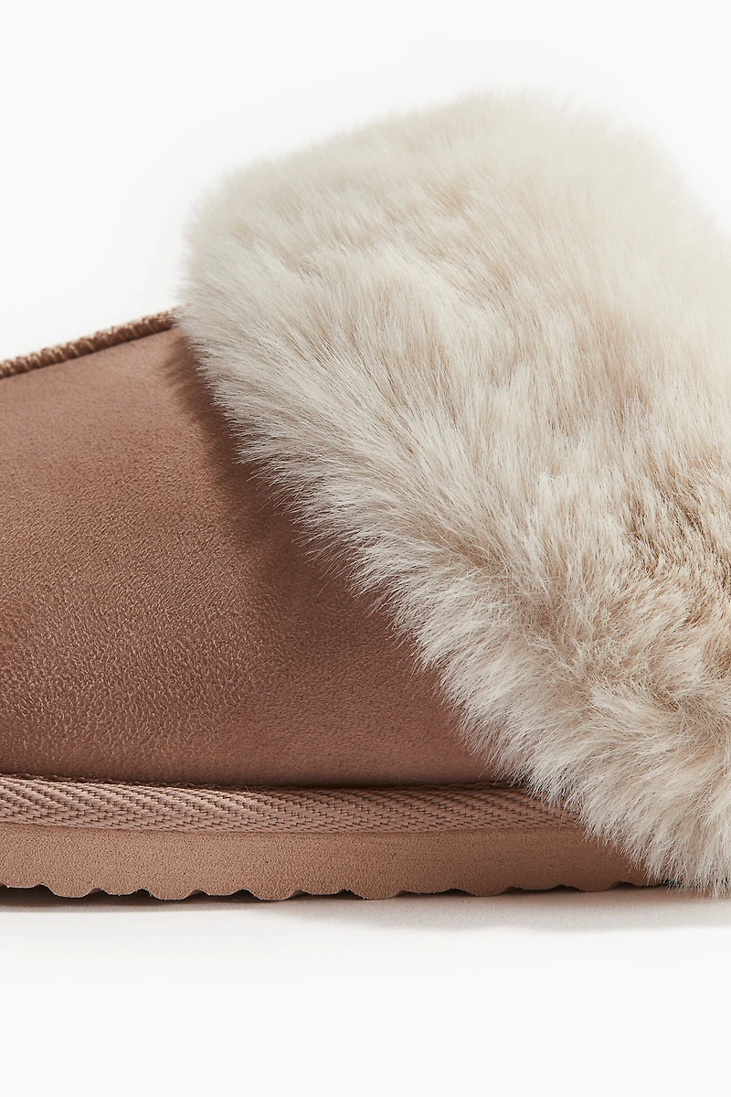 Warm-lined Slippers
