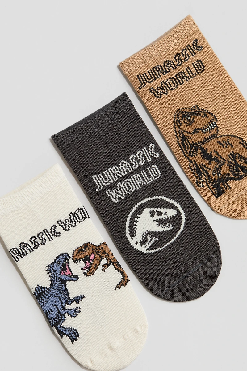 5-Pack Intarsia-Motif Socks
