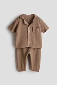 2-Piece Cotton-Knit Set