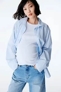 MAMA Before & After Poplin Shirt