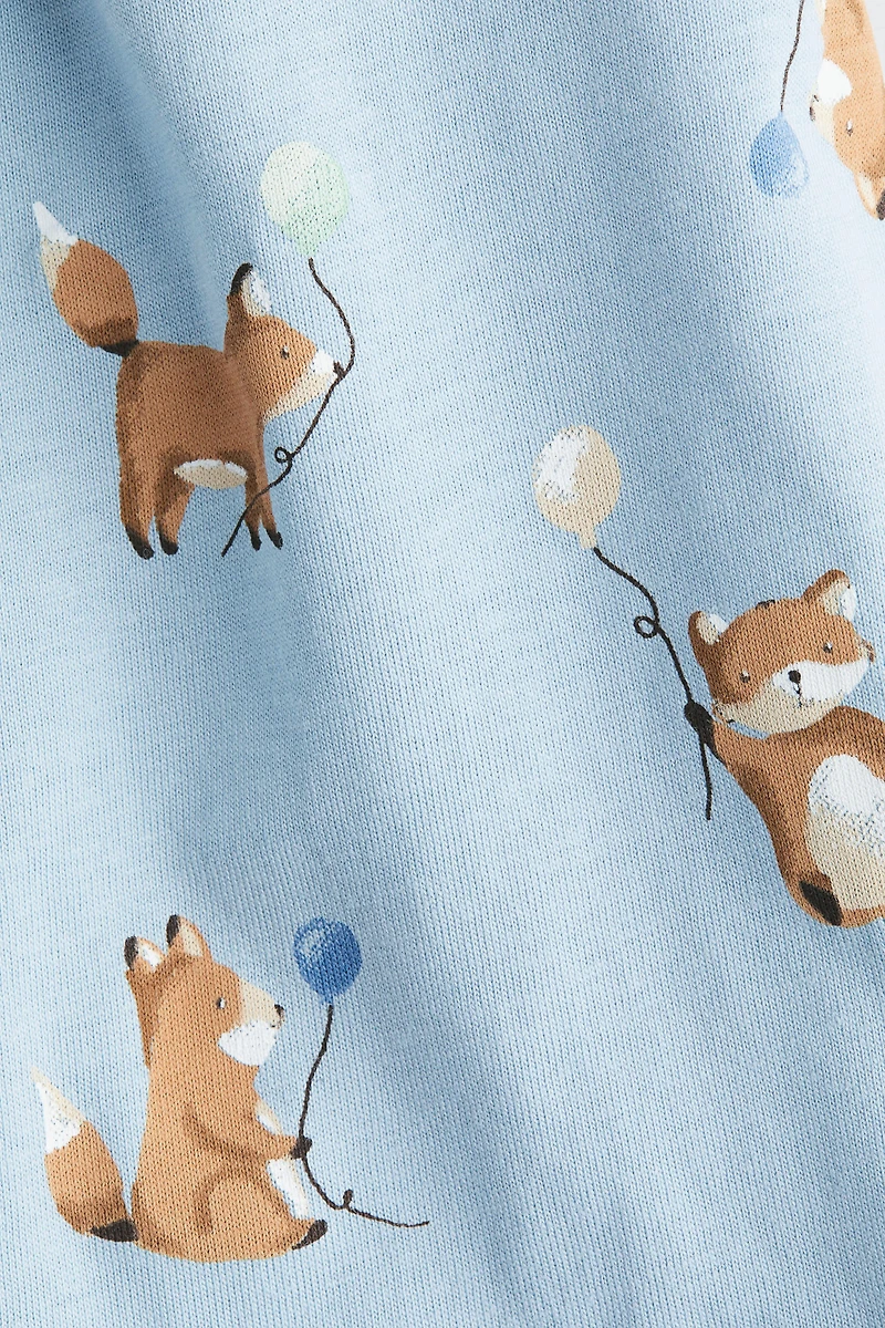 Patterned Pajama Jumpsuit