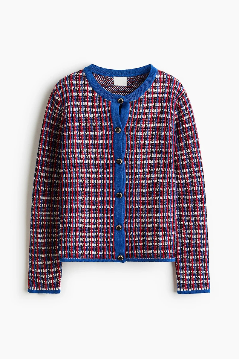 Textured-Knit Cardigan