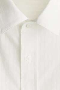 Chemise classique en lyocell mélangé