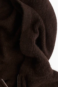 Chandail à fermeture éclair avec capuchon