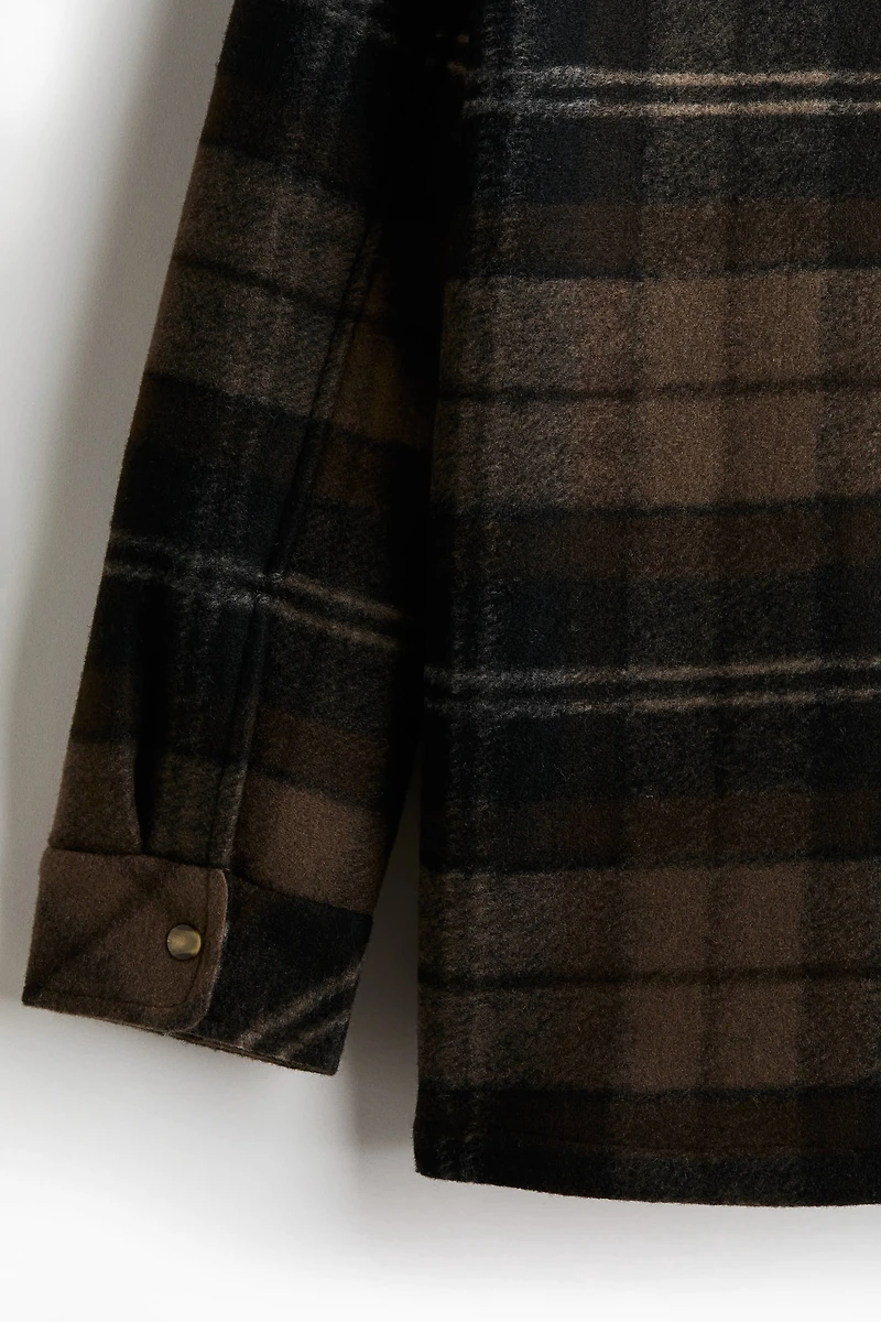 Veste-chemise doublée de polar