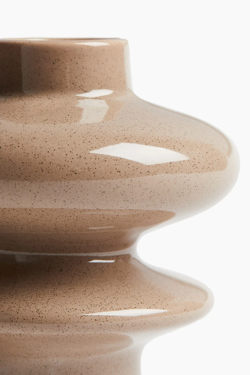 Extra-Small Tiered Stoneware Vase