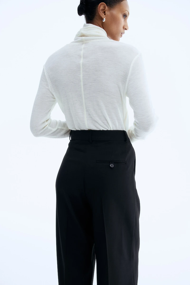 Wide-Leg Dress Pants