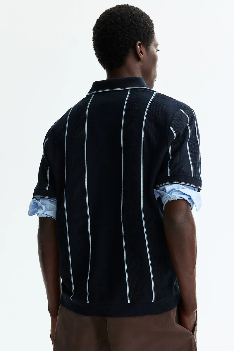 Polo classique en tricot de coton