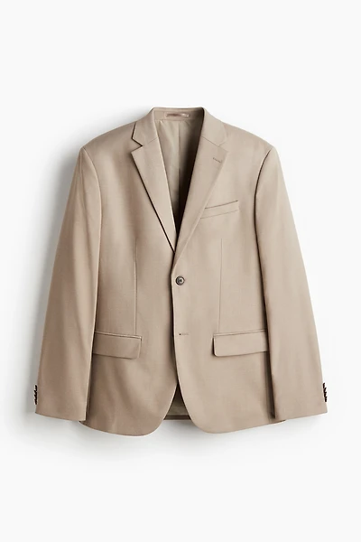 Veste classique à fermeture droite