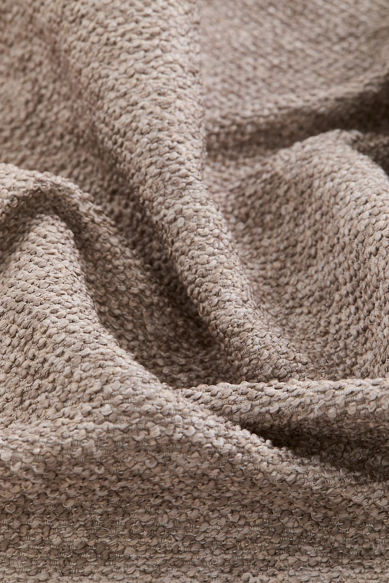 Lot de 1 rideau large en bouclé