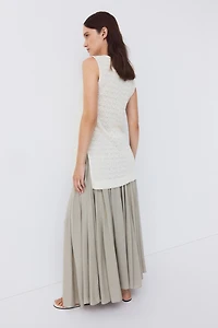 MAMA Pointelle Jersey Top