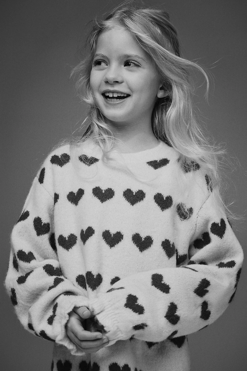 Jacquard-Knit Sweater