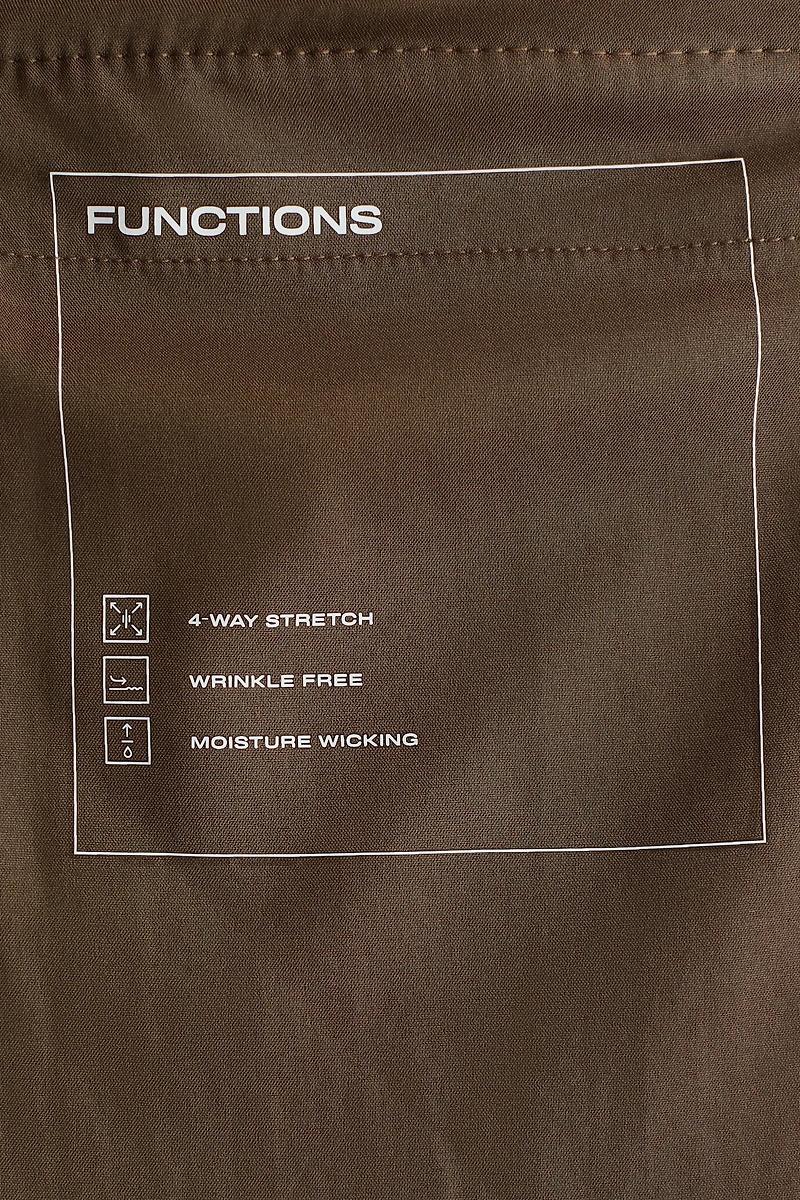 Four-Way Stretch Wide-Leg Tailored Pants