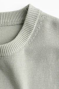 Roll-edge Sweater
