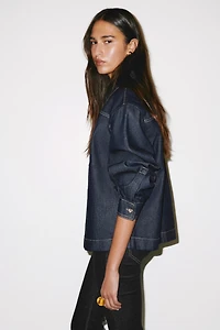 Denim Pullover Shirt