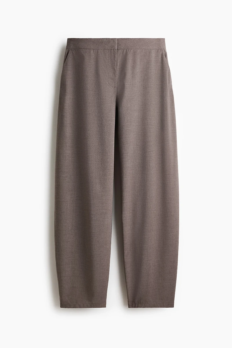 Dressy Barrel-Leg Pants
