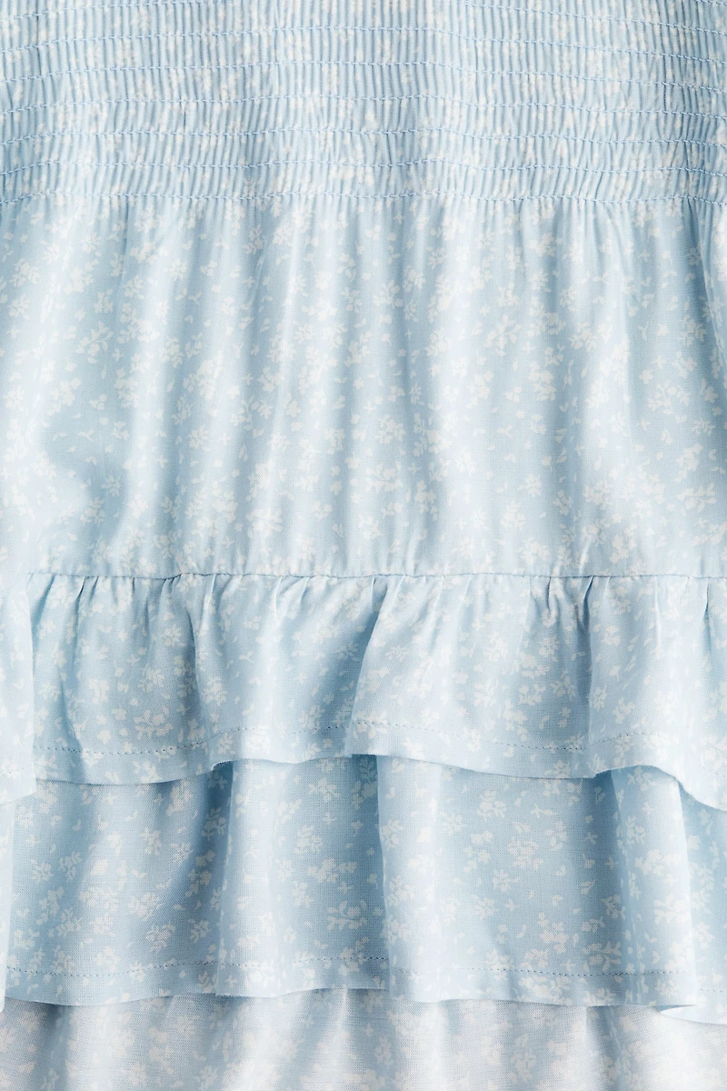 Smocked-Detail Dress