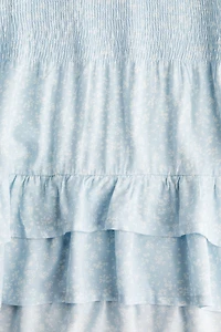 Smocked-Detail Dress