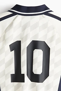 Loose-Fit Printed Soccer Shirt