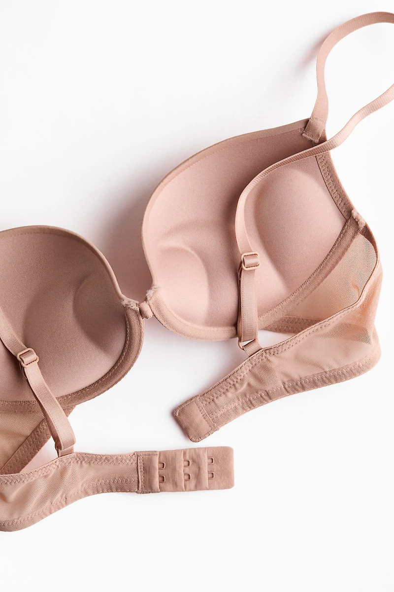 2-pack Microfiber Super Push-up Bras