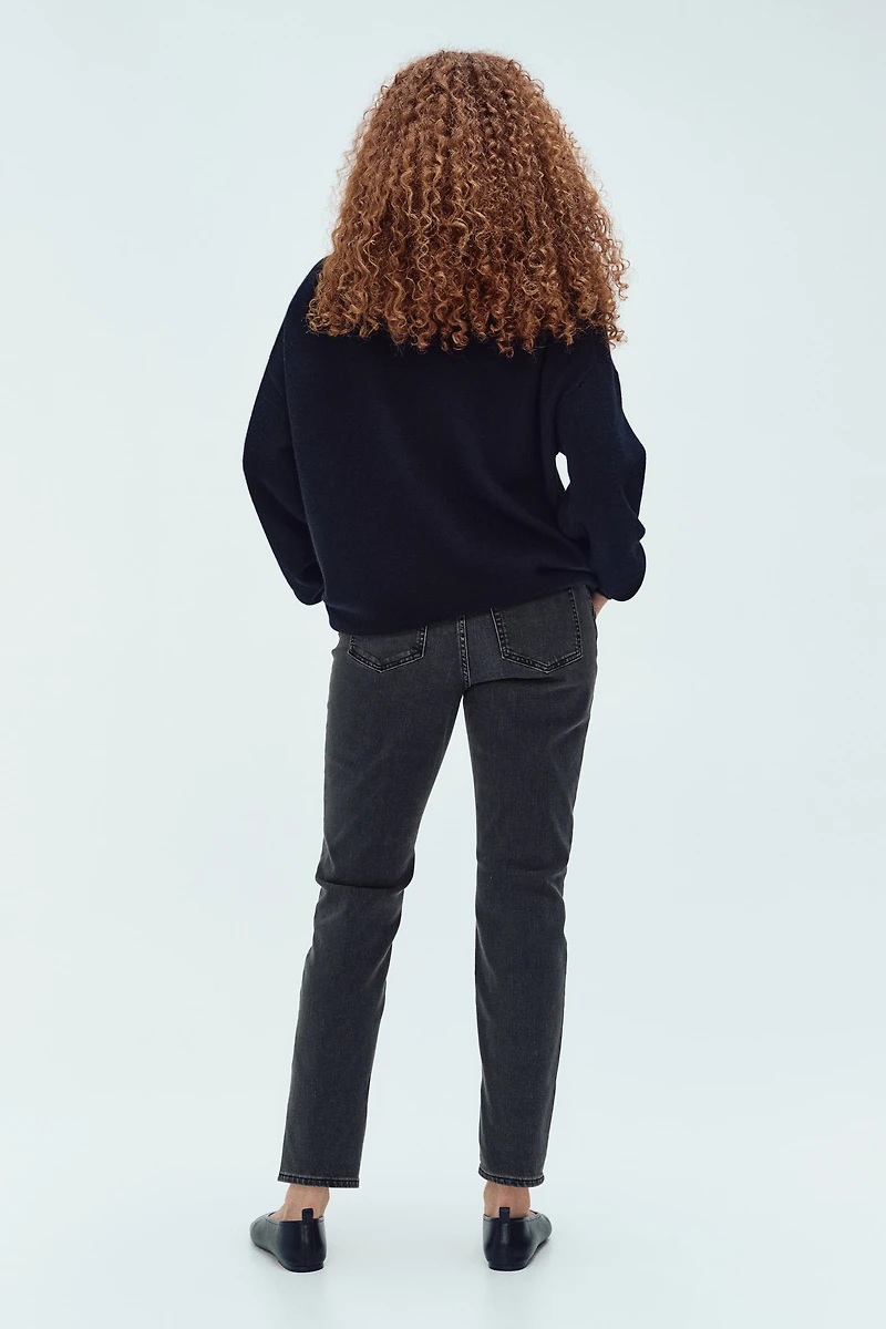 MAMA Slim Ankle Jeans