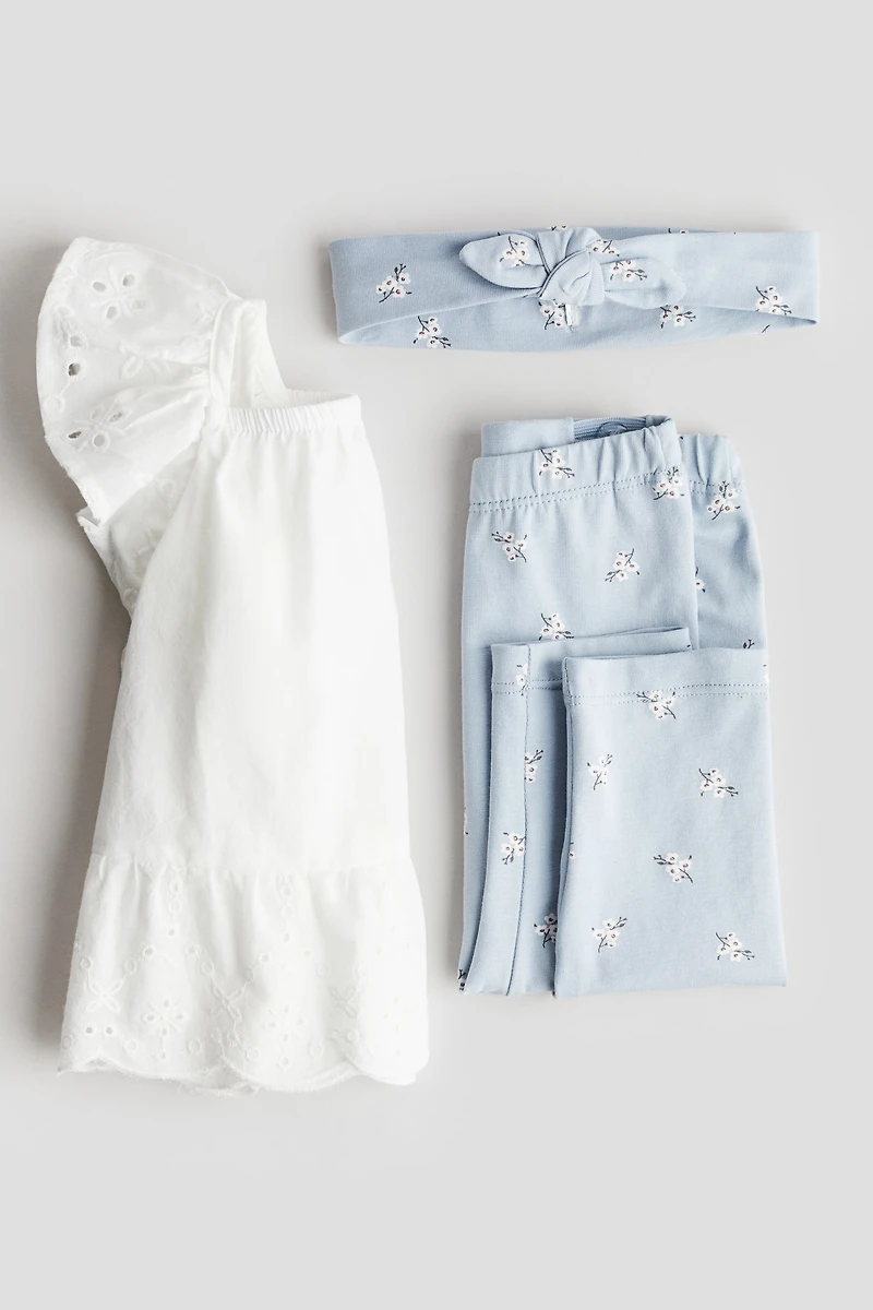 Ensemble 3 pièces en coton
