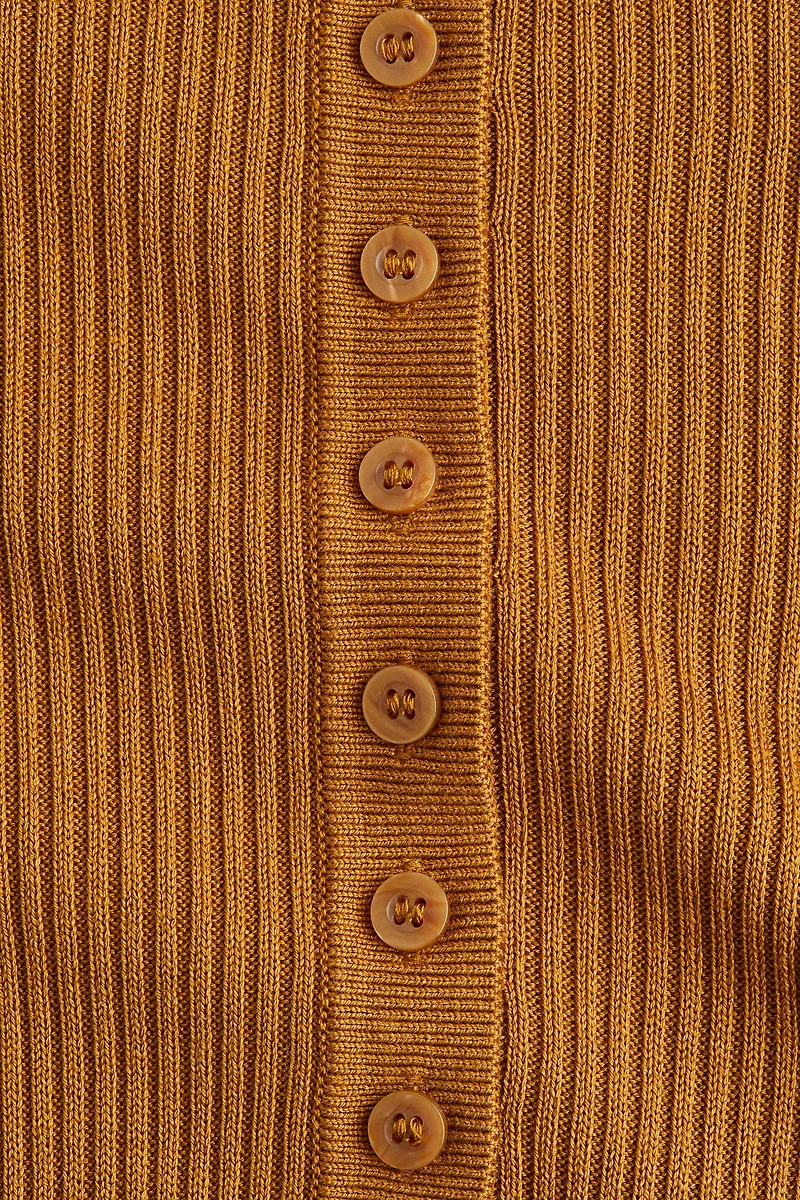 Haut en tricot côtelé