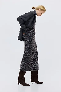 Jupe en tricot jacquard