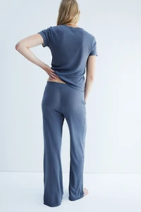 Pyjama côtelé