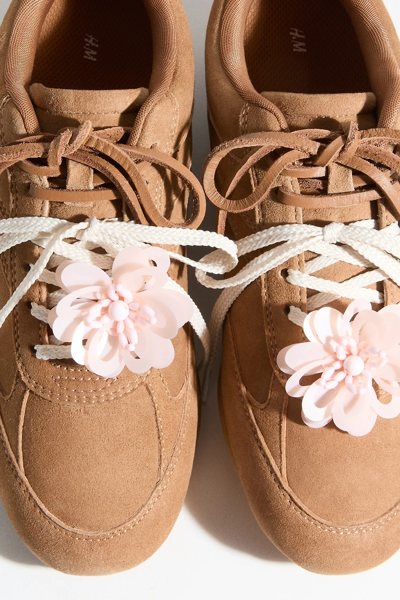 2-Pack Flower Shoe Charms