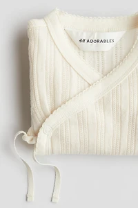 Pointelle Jersey Bodysuit