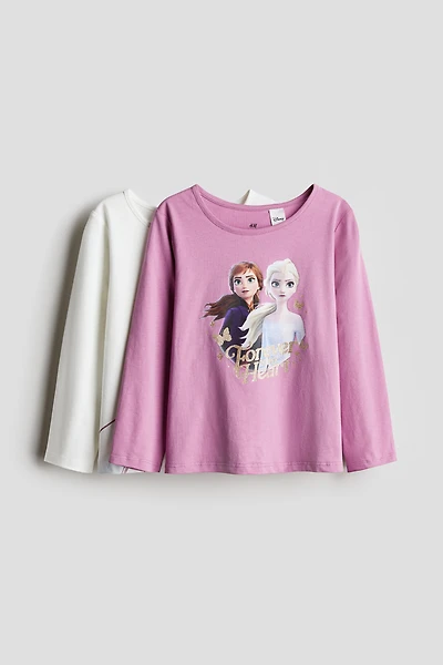 2-pack Long-sleeved Jersey Tops