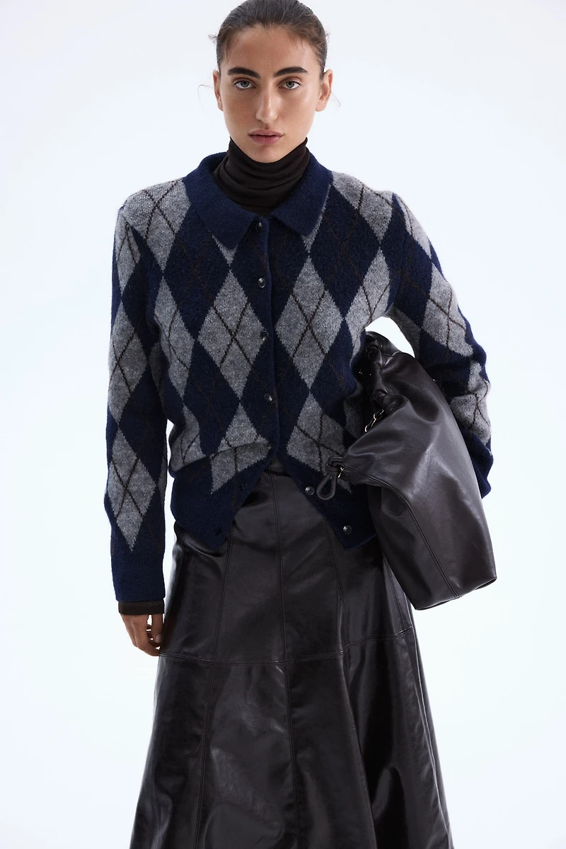 Cardigan with Collar