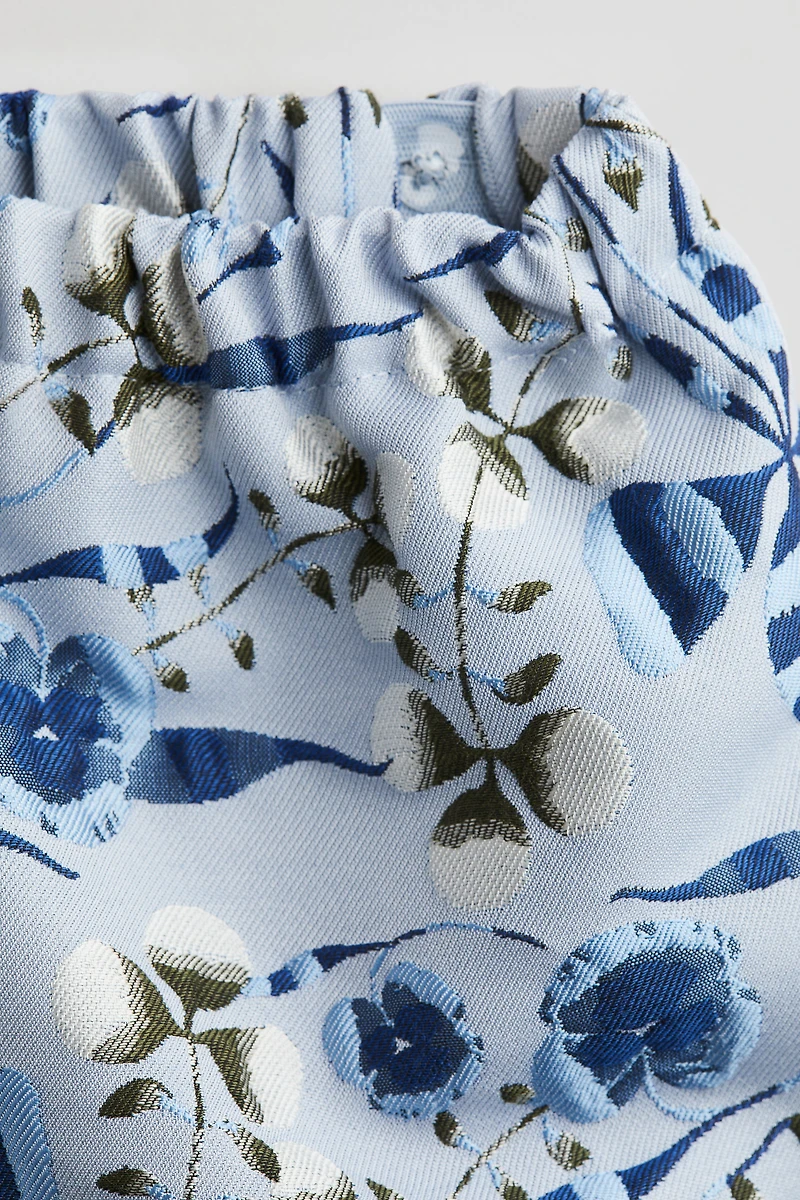 Patterned Jacquard-Weave Skirt