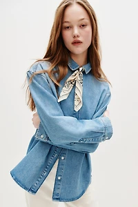 Oversized Denim Shirt